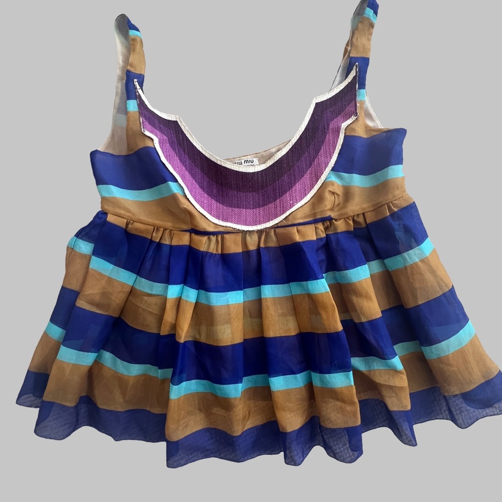 Vintage Miu Miu Crop Top Canisole